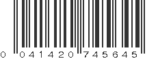 UPC 041420745645