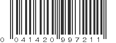 UPC 041420997211