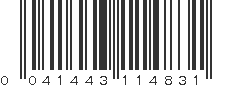 UPC 041443114831