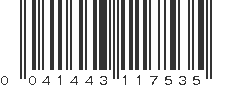 UPC 041443117535