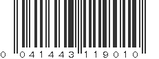 UPC 041443119010