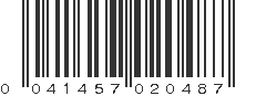 UPC 041457020487