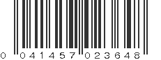 UPC 041457023648