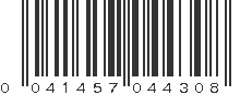 UPC 041457044308