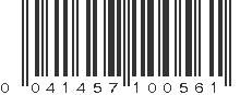 UPC 041457100561