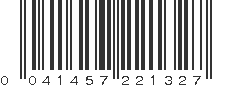 UPC 041457221327