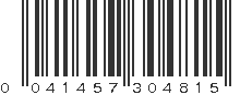 UPC 041457304815