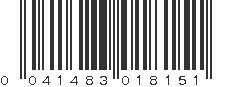 UPC 041483018151