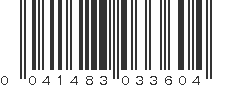 UPC 041483033604