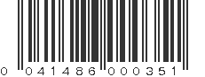 UPC 041486000351