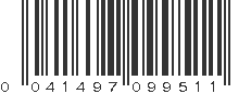 UPC 041497099511