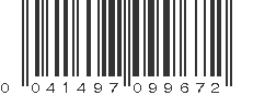 UPC 041497099672