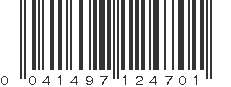 UPC 041497124701