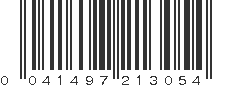 UPC 041497213054