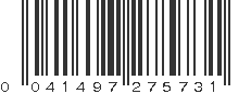 UPC 041497275731