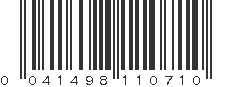 UPC 041498110710