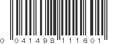 UPC 041498111601