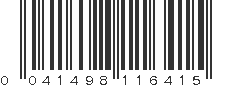 UPC 041498116415