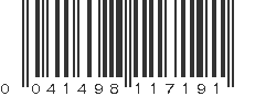 UPC 041498117191