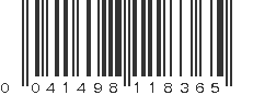 UPC 041498118365