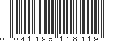 UPC 041498118419