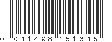 UPC 041498151645