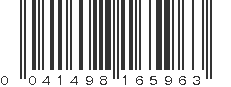 UPC 041498165963