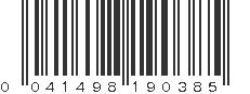 UPC 041498190385