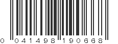 UPC 041498190668