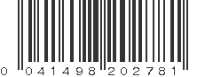 UPC 041498202781