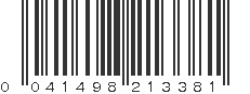 UPC 041498213381