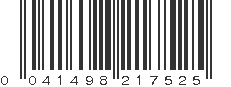 UPC 041498217525