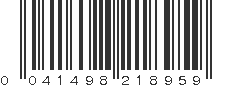 UPC 041498218959