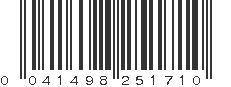 UPC 041498251710