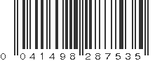 UPC 041498287535