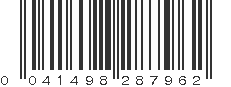 UPC 041498287962