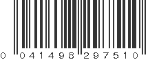 UPC 041498297510