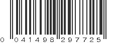 UPC 041498297725