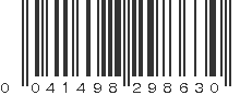 UPC 041498298630