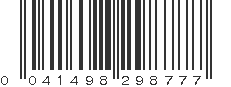 UPC 041498298777