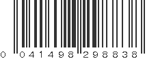 UPC 041498298838