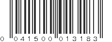 UPC 041500013183