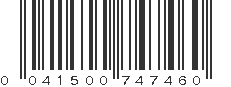 UPC 041500747460