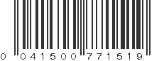 UPC 041500771519