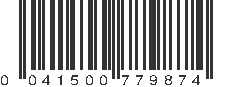 UPC 041500779874