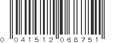 UPC 041512068751