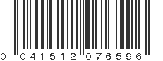 UPC 041512076596