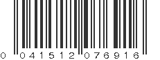 UPC 041512076916