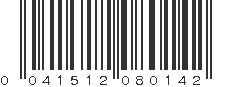 UPC 041512080142