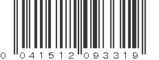 UPC 041512093319